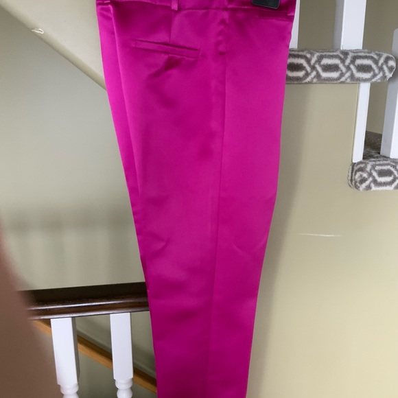 Milly Pink Silk Pants - Picture 3 of 7